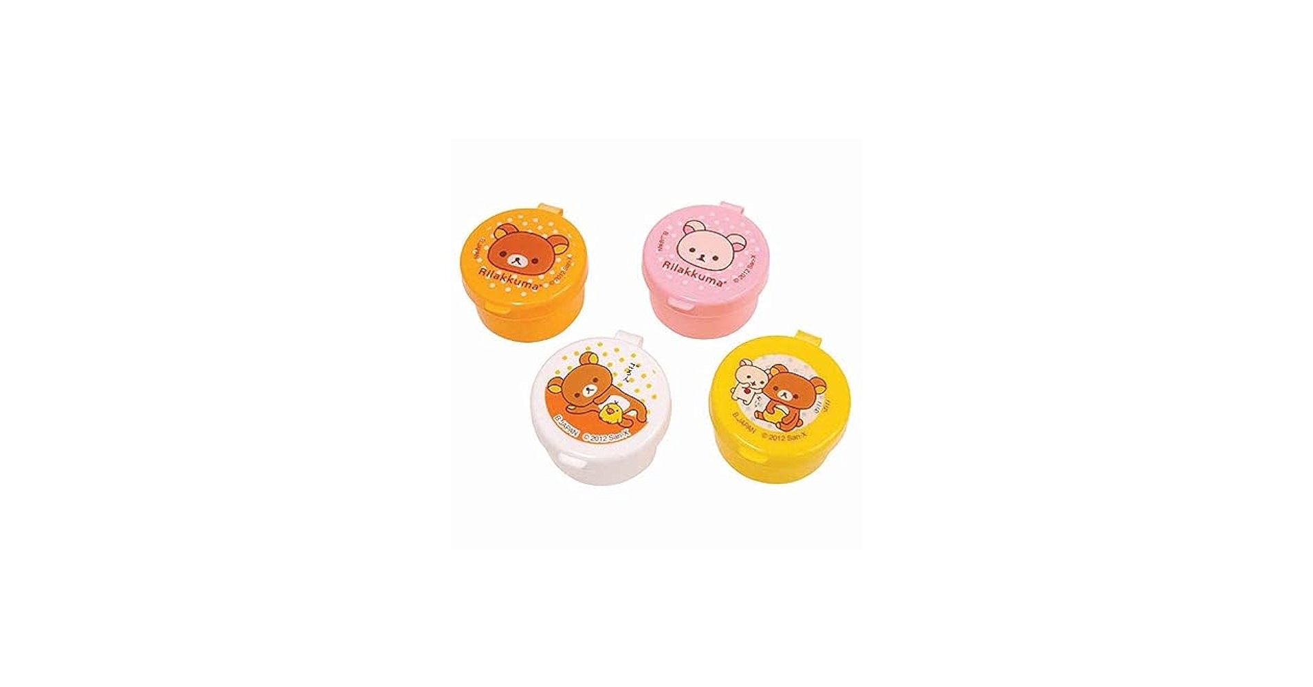 Amazon｜バンダイ ミニおかずケース 4個入 リラックマ 2166333